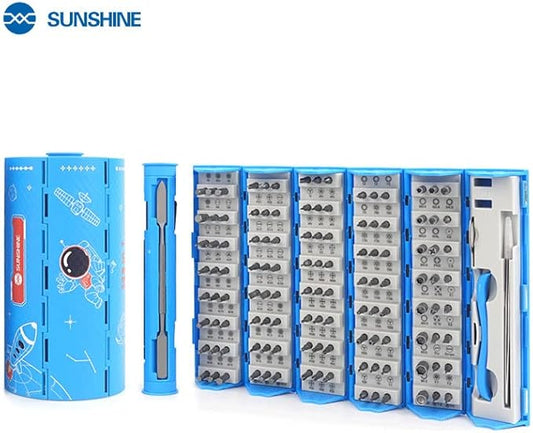 Kit De Desarmadores Sunshine SS-5120, 128 en 1  Vikingotek