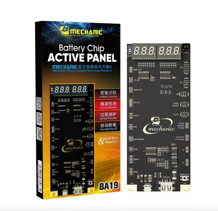 Activador Y Cargador De Baterías Android y Iphone Mechanic BA19 Vikingotek