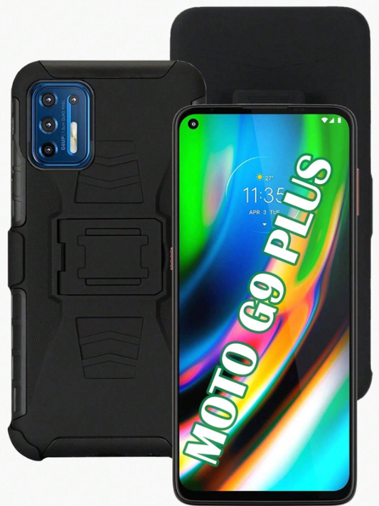 Funda De Uso Rudo Para Motorola G9 Plus Vikingotek