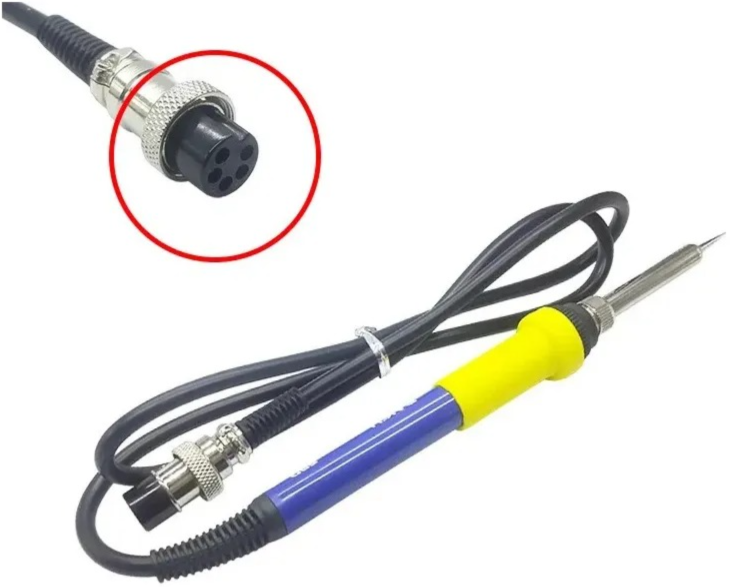 Cautin de Repuesto Baku 5 Pines Hembra + Punta de Cautin BAKU BK-936A ETC BK-601Vikingotek