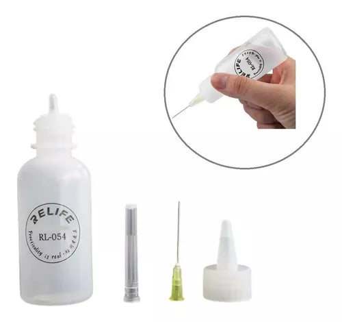 Dispensador Punta de Aguja Aplicador Gotero Alcohol WTS 001 WTS 002