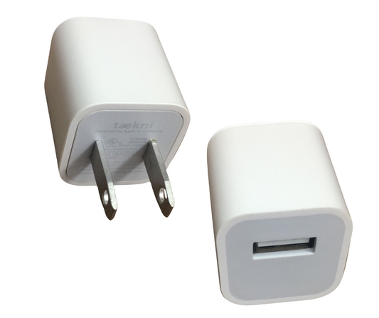 Cargador de Pared Adaptador Entrada USB  1A 5V Vikingotek