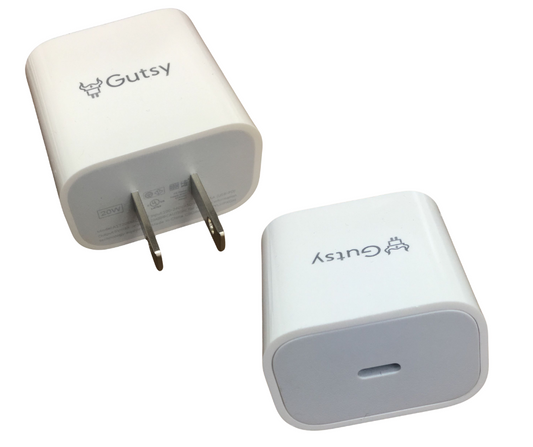 Cargador de Pared Adaptador Entrada Tipo C Blanco 20W 3.0 Vikingotek