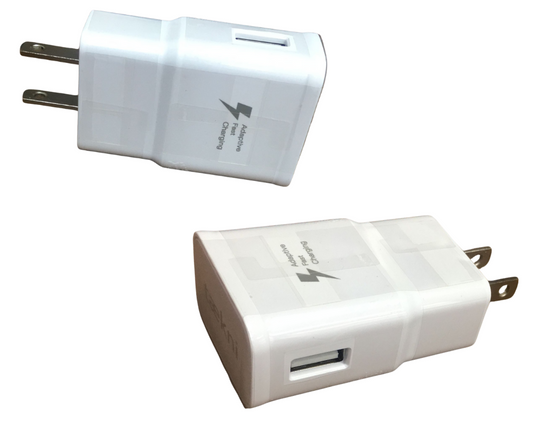 Cargador de Pared Adaptador 15W 2.0 Entrada USB Blanco Vikingotek