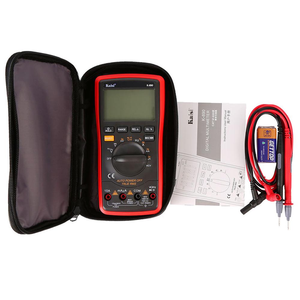Kaisi-K-890-K-9033-Household-Automatic-Range-High-Precision-Digital-Multimeter-Temperature-Test-With-Anti