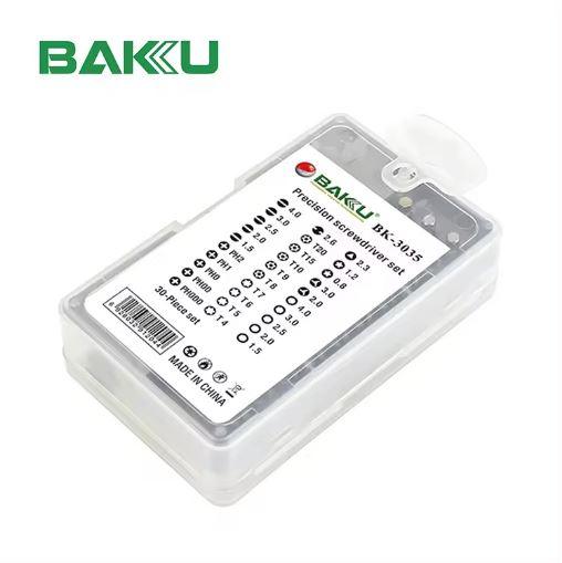 Desarmador puntas intercambiables BAKU BK-3035 30 Puntas En 1 Vikingotek