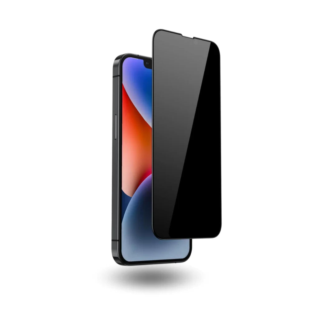 2 Piezas Mica Cristal Templado 9d Completa De Privacidad Para iPhone 13 Mini Vikingotek
