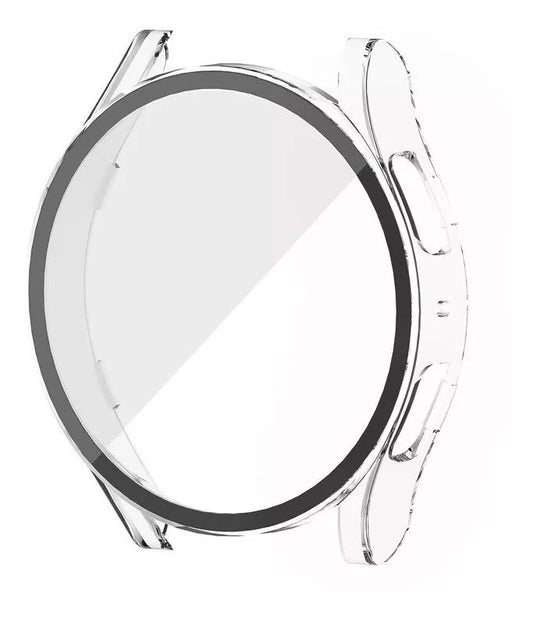 Case Con Cristal Templado 9h, 360° Compatible Con Galaxy Watch 4/5, 40mm  Vikingotek