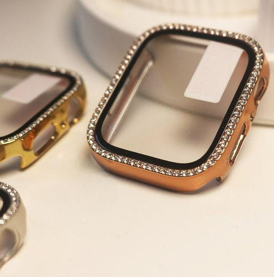 Case Con Cristal Templado  360° Compatible con Apple Watch, 46mm  Vikingotek