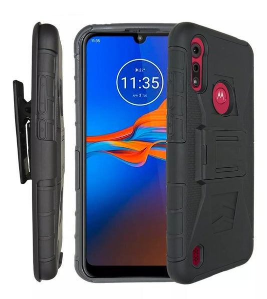 Funda De Uso Rudo Para Motorola E6s 2020 Vikingotek