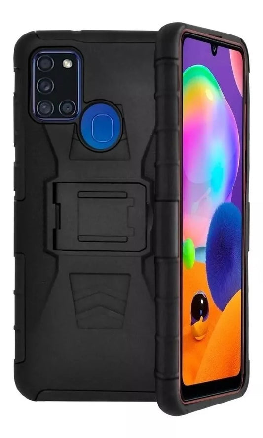 Funda De Uso Rudo Para Samsung A21s Vikingotek