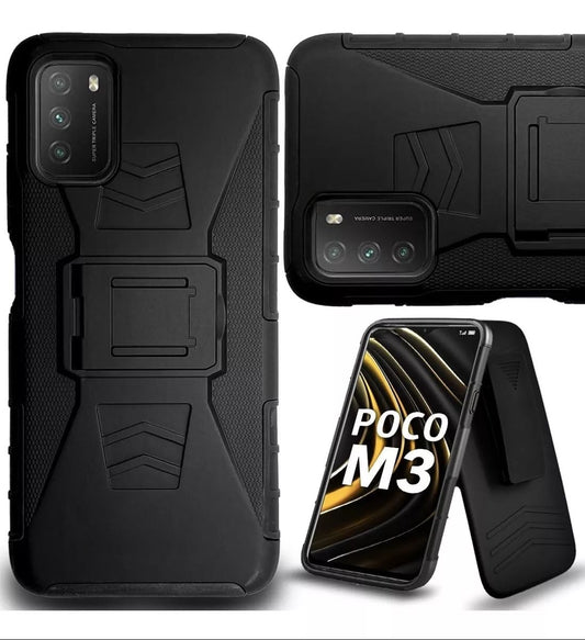 Funda De Uso Rudo Para Poco M3 Vikingotek