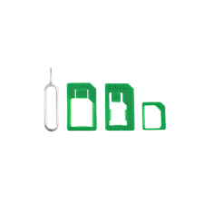 Kit Adaptador Sim Gsm Micro Sim Y Nano Sim A Sim BK-7292 Vikingotek