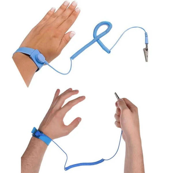 Pulsera Antiestática ESD 1.8 M X 2.0Mm Para Electricista Correa de Muñeca Vikingotek