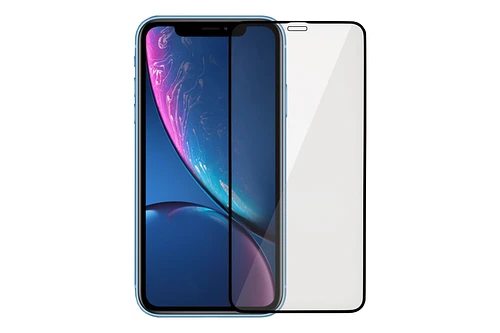 2 Piezas Mica Cristal Templado Transparente 9d Completa Para Iphone XR/ 11  Vikingotek
