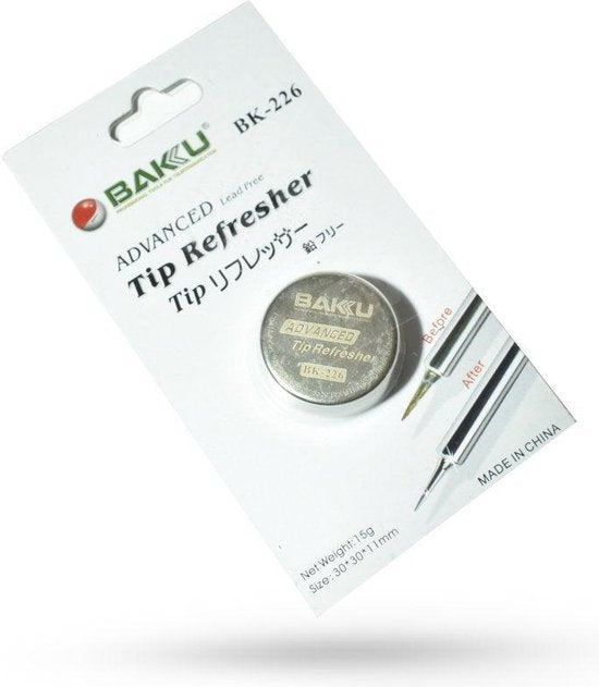 Refrescador Limpiador Para Puntas De Cautin Baku Bk-226 Vikingotek