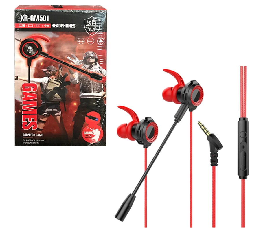 Audífonos Gamer Con Micrófono Características •Longitud Del Cable1.2m •Modelo De AuricularesTipo Plano •Tipo De UsoOído Interno •ConexiónCableado •Area De UsoJuego •ColorAzul