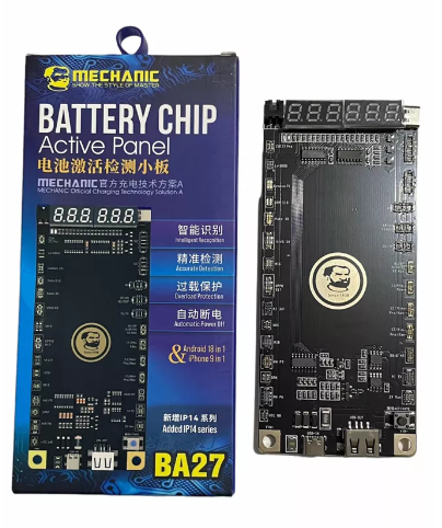 Activador Y Cargador de Baterías Para Android y Iphone Mechanic BA27 Vikingotek