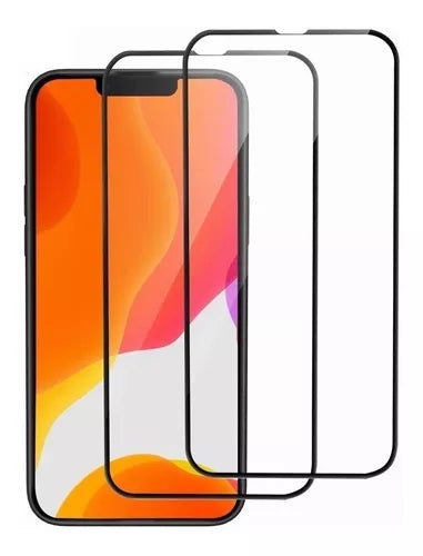 2 Piezas de Mica Cristal Templado Transparente 9d Completa Para Iphone 13 Mini  Vikingotek