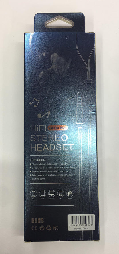 Audífonos Alámbricos HiFi music Vikingotek