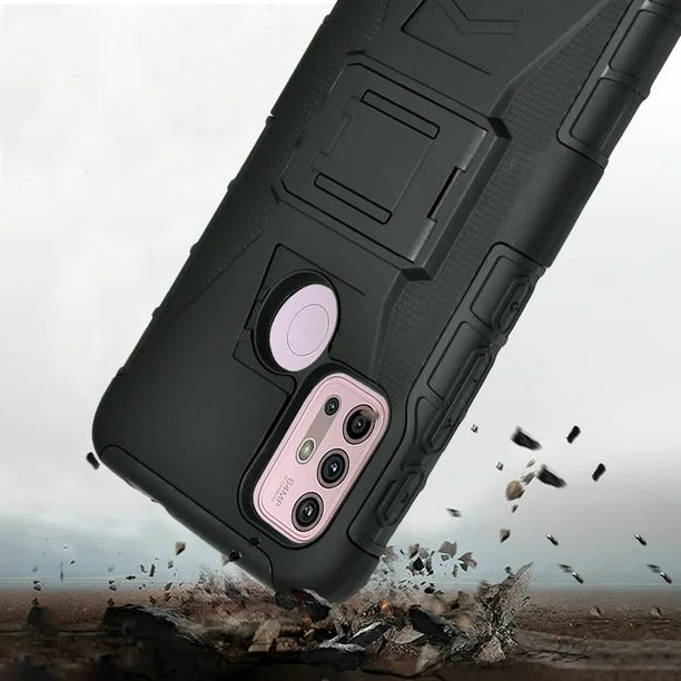 Funda De Uso Rudo Para Motorola G10/G20/G30 Vikingotek