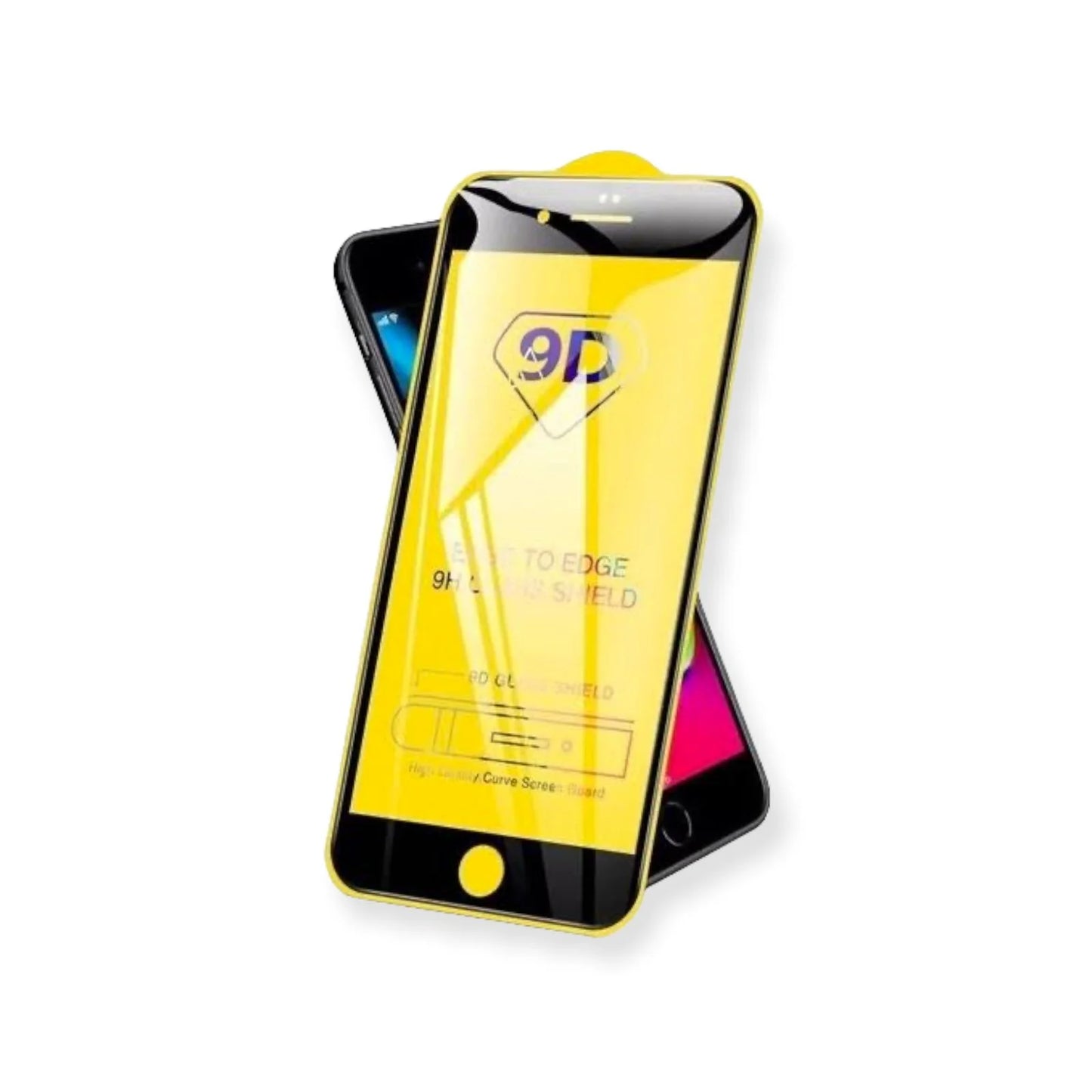2 Piezas de Mica Cristal Templado Transparente 9d Completa Para Iphone 7/8/SE 2020/SE 2022  Vikingotek