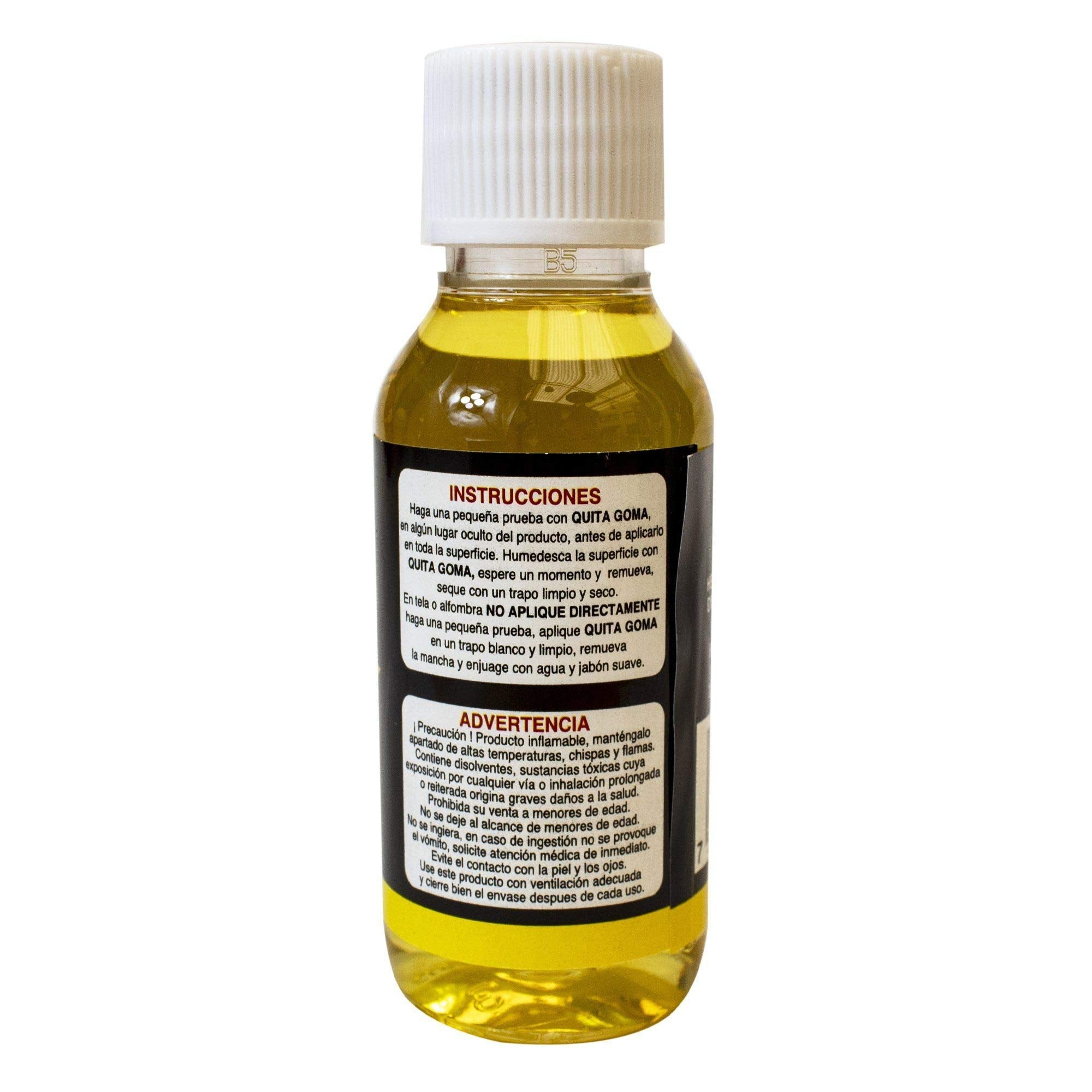 Quita Goma Removedor Líquido Multiusos 250ml Quitagoma Eliminador de Adhesivos y Residuos, Ideal para Superficies Variadas, Limpieza Rápida y Eficaz, Perfecto para Hogar, Oficina y Taller. - Imagen 3