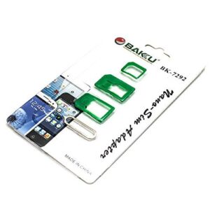 Kit Adaptador Sim Gsm Micro Sim Y Nano Sim A Sim BK-7292 Vikingotek