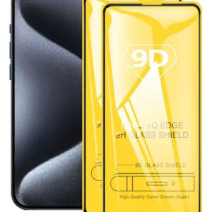 2 Piezas Mica Cristal Templado Transparente 9d Completa Para Iphone 15 Vikingotek