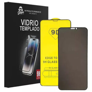 2 Piezas Mica Cristal Templado 9d Completa De Privacidad Para iPhone 12 Mini  Vikingotek