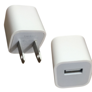 Cargador de Pared Adaptador Entrada USB  1A 5V Vikingotek