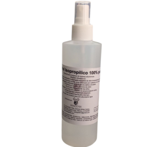 Alcohol Isopropílico 250Ml Para Limpieza De Celulares, Equipos Electrónicos incluye atomizador Vikingotek