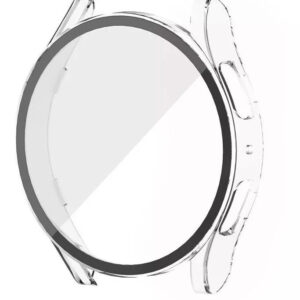 Case Con Cristal Templado 9h, 360° Compatible Con Galaxy Watch 4/5, 44mm  Vikingotek