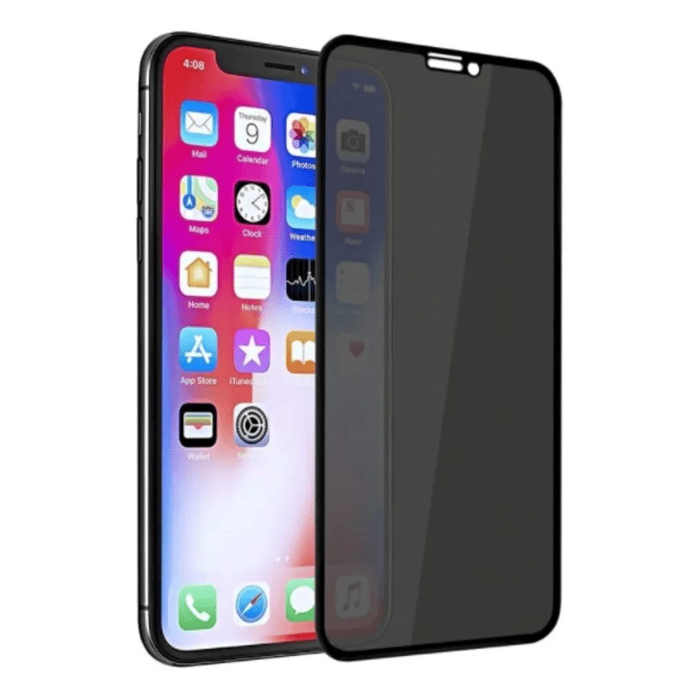 2 Piezas Mica Cristal Templado 9d Completa De Privacidad Para iPhone XR/ 11